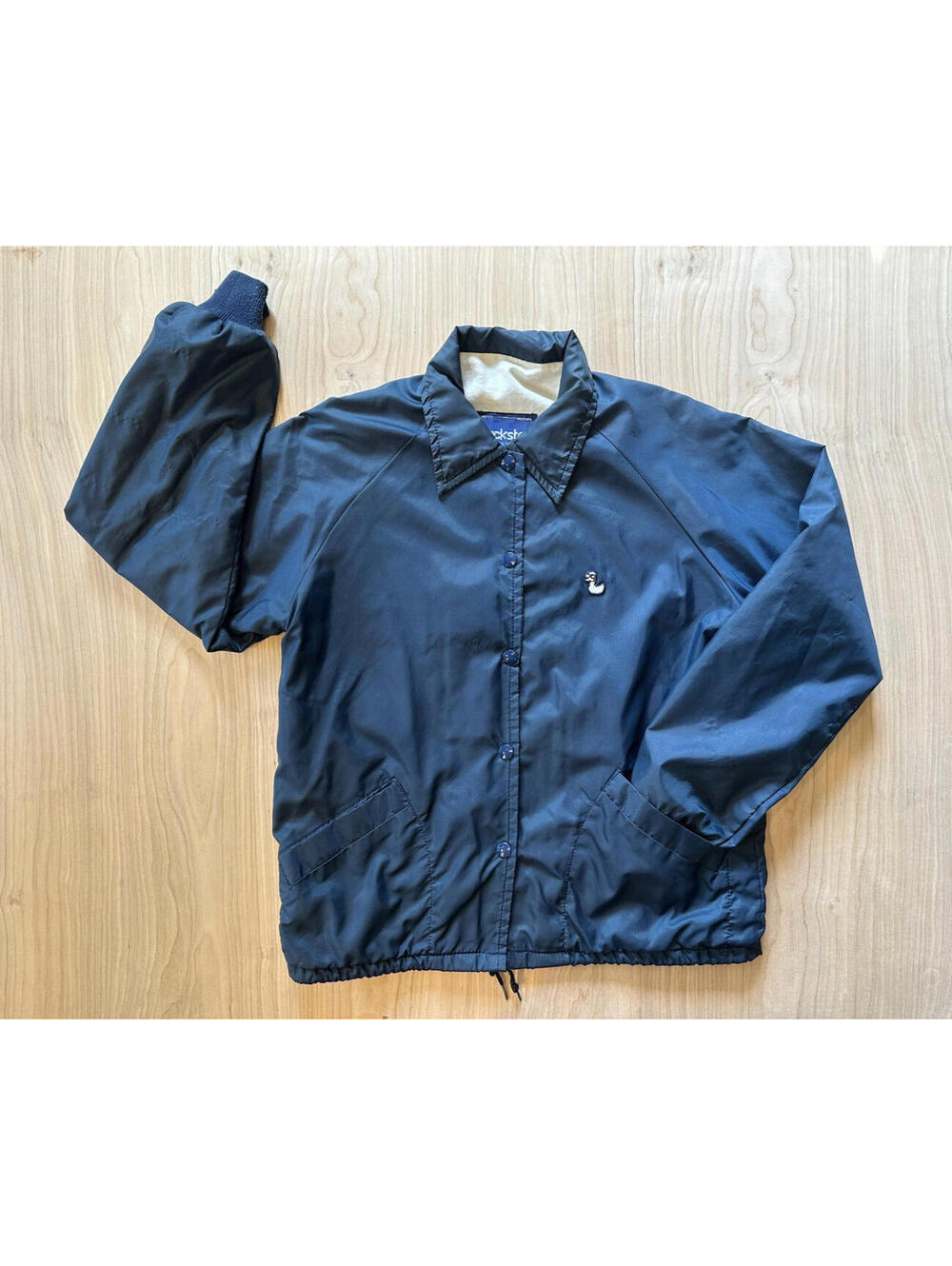 vintage 80's Duckster womans Windbreaker preppy Indie medium Blue cute